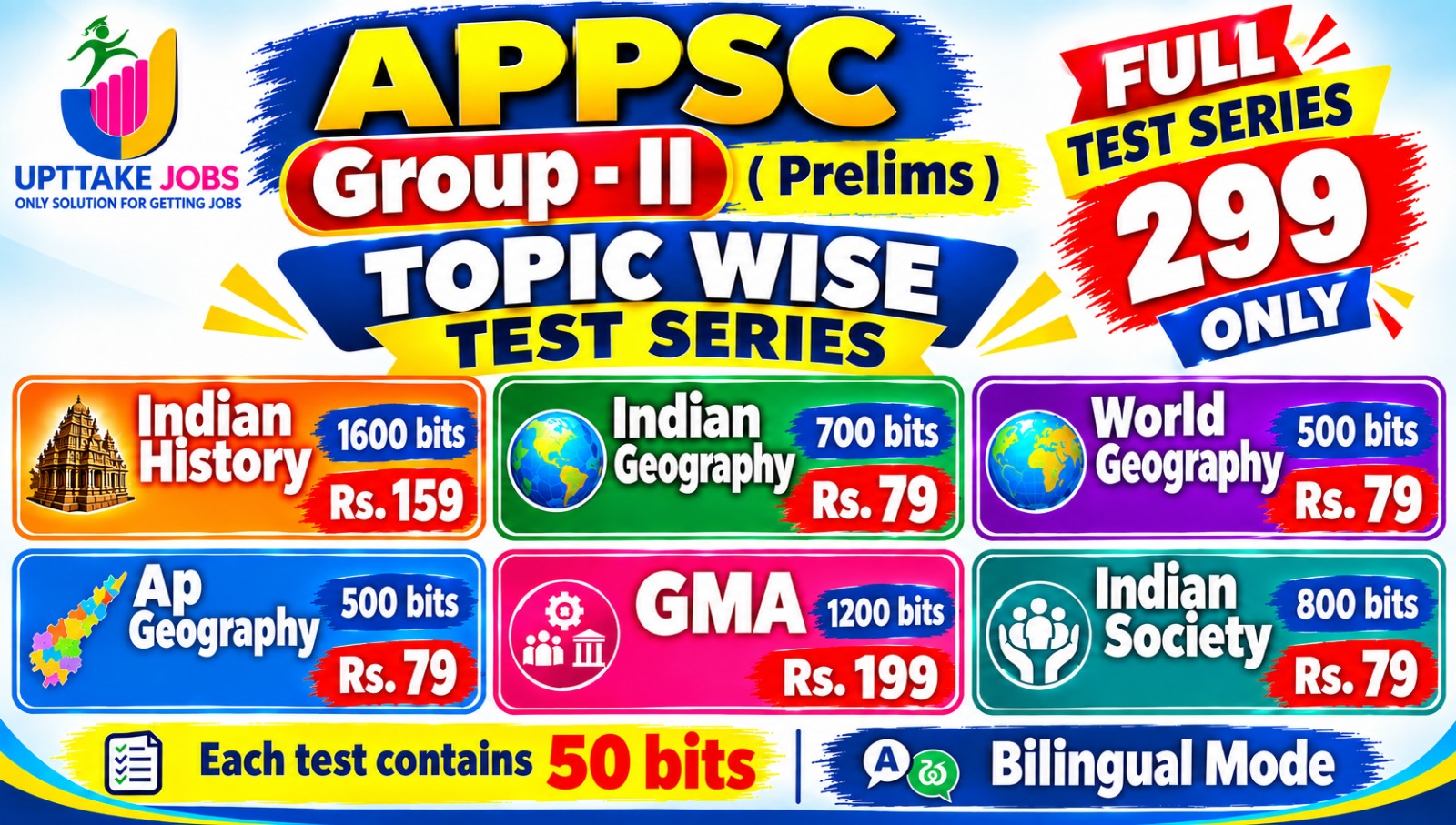 APPSC Group II (Prelims) Topic wise Test series
